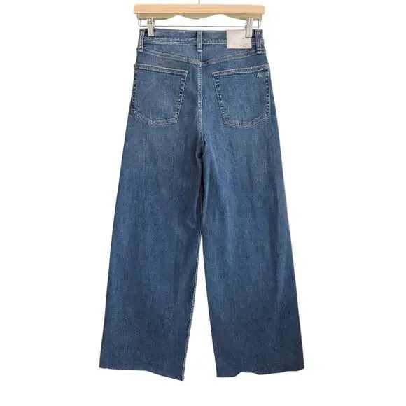 Rag & Bone Flexi Sofie Ultra Wide Leg Jean in Willow Size 26 - Picture 5 of 11